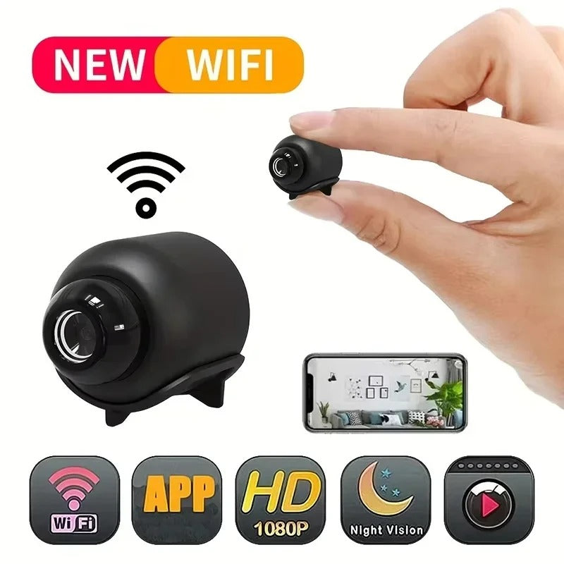 Wireless Mini Camera 1080P Included Night Vision